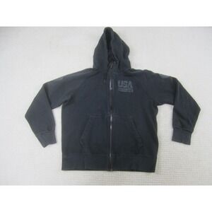Nike‎ Jacket Teen Boys XL Fleece Zip Up Hoodie Sportswear Graphic USA Basketball